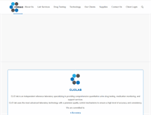 Tablet Screenshot of cliolab.com